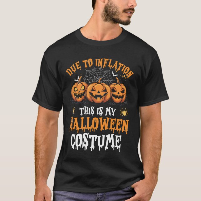 T-shirt Citrouille Halloween Costume Hommes Femmes Drôle H (Devant)