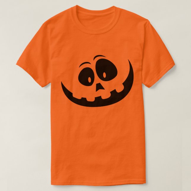 T-shirt citrouille Halloween drôle (Design devant)