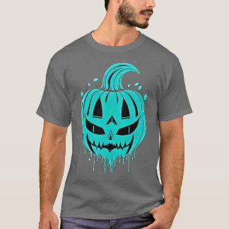 T-shirt Citrouille Halloween Éffrayant