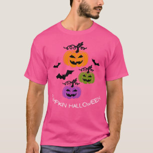 T-shirt Citrouille Halloween Happy Automne saison Automne 
