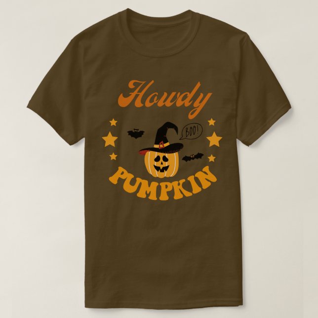 T-shirt Citrouille Howdy 11 (Design devant)