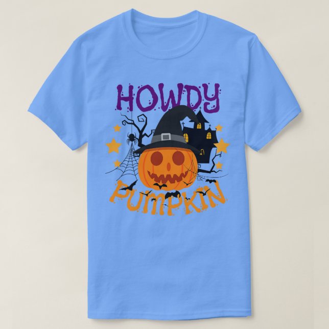 T-shirt Citrouille Howdy 7 (Design devant)