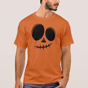 T-shirt Citrouille Jack-o'-lantern Halloween