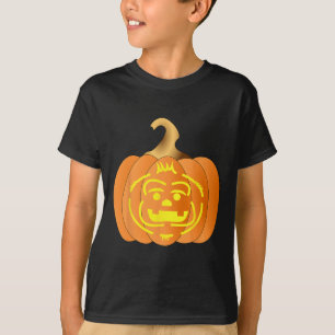 T-shirt Citrouille Jack-o'-lantern Halloween Hommes Femmes