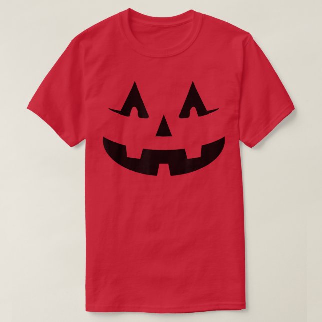 T-shirt Citrouille Jack O'Lantern (Design devant)