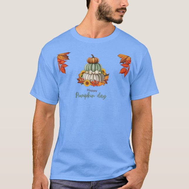 T-shirt Citrouille jour (Devant)
