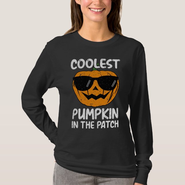 T-shirt Citrouille la plus froide dans le timbre, femmes d (Devant)