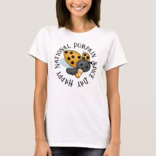 T-shirt citrouille Latte Ladybug