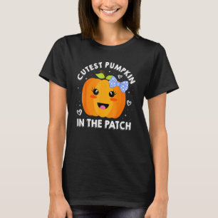T-shirt Citrouille Le Plus Cur Dans Le Patch Halloween Tha