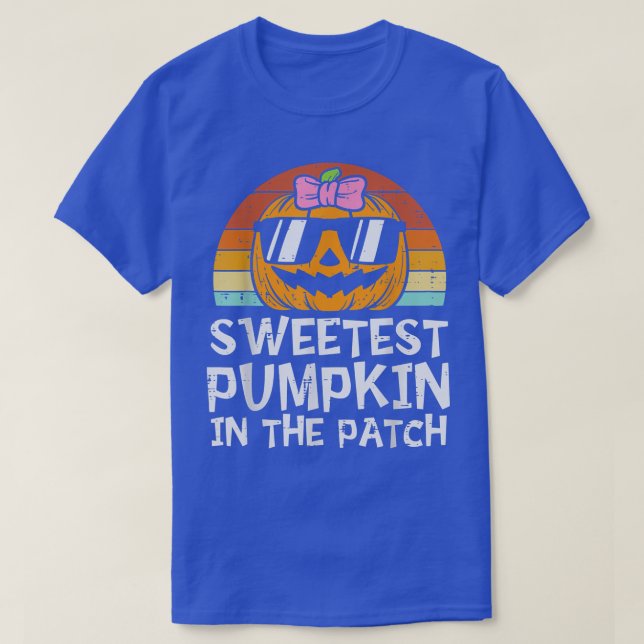 T-shirt Citrouille Le Plus Doux Dans Le Patch Femmes Hallo (Design devant)