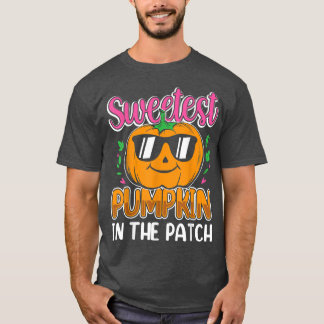 T-shirt Citrouille le plus doux dans le Patch HalloweenGar