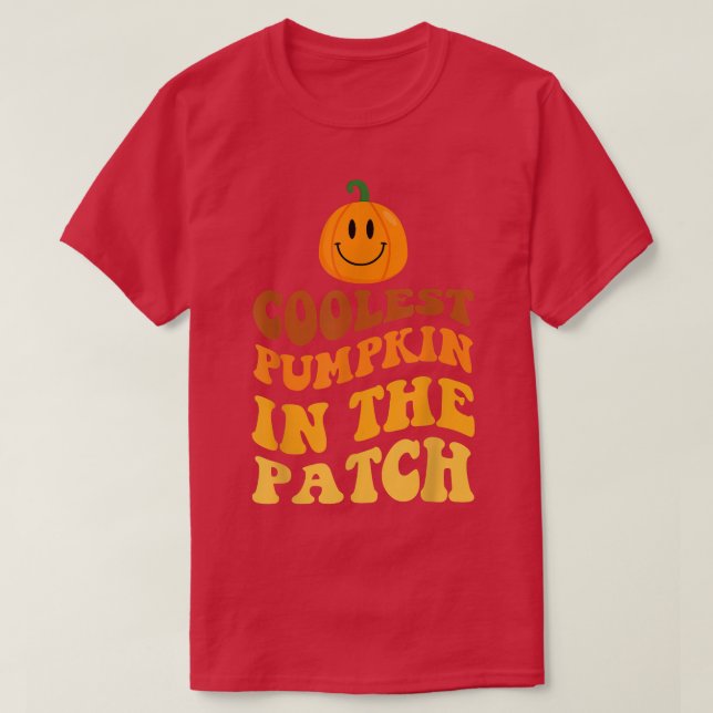 T-shirt Citrouille le plus frais dans le Patch Toddler Boy (Design devant)
