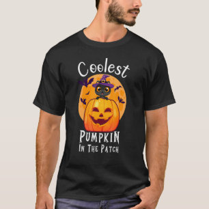 T-shirt Citrouille le plus froid dans le Casquette de sorc