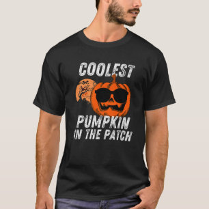 T-shirt Citrouille le plus froid dans le Patch Halloween G