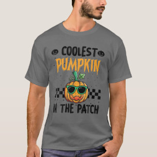 T-shirt Citrouille le plus froid dans le Patch Halloween G