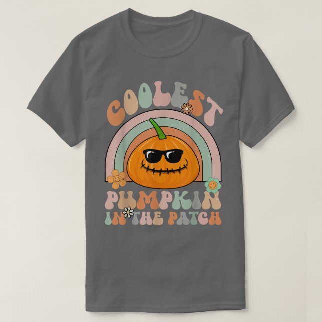 T-shirt Citrouille le plus froid dans le Patch Les Garçons (Design devant)