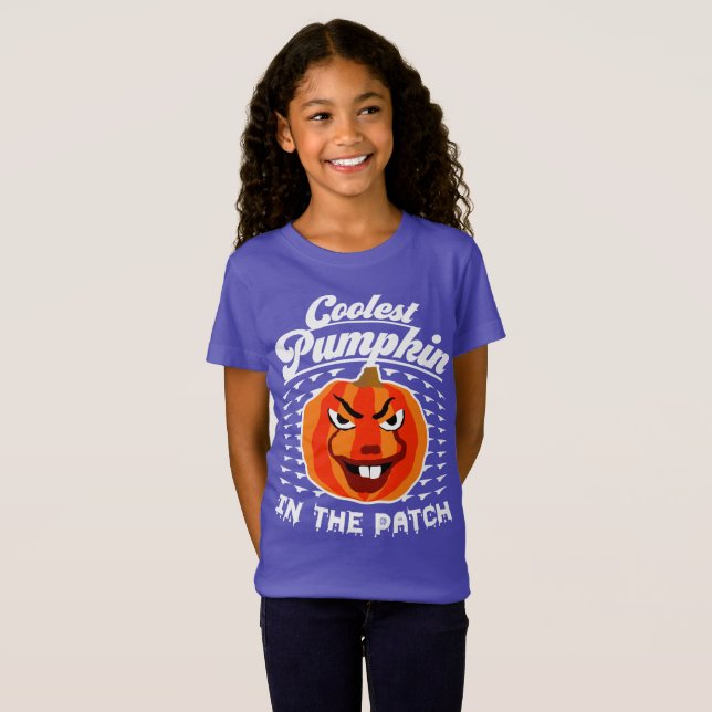 T-Shirt Citrouille le plus froid - Drôle Tee - shirt autom (Devant entier)