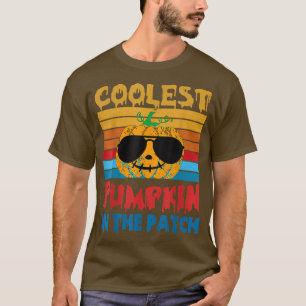 T-shirt Citrouille le plus froid pour enfants dans le Patc