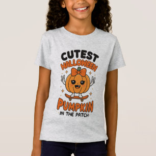 T-Shirt Citrouille le plus mignon dans le Patch - Jolie Ha