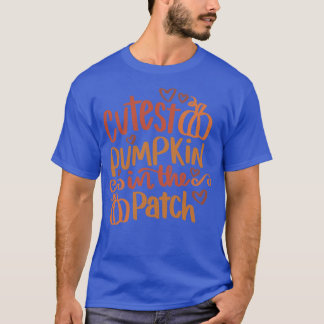 T-shirt Citrouille le plus précis dans le patch