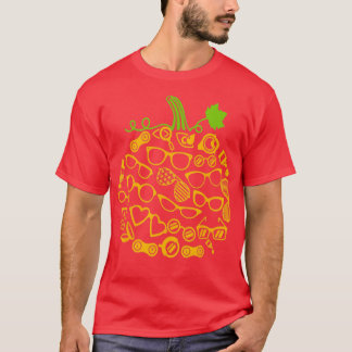 T-shirt Citrouille lunettes Optométrie Costume d'Halloween