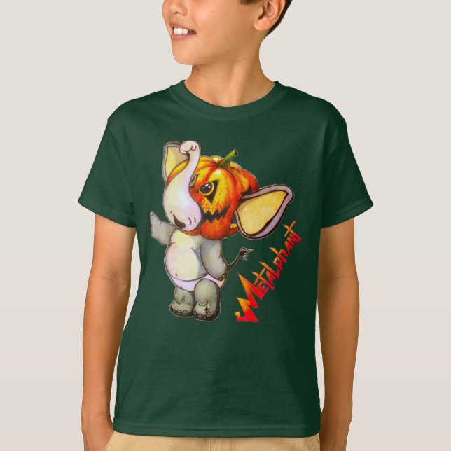 T-shirt Citrouille Metalphant (Devant)
