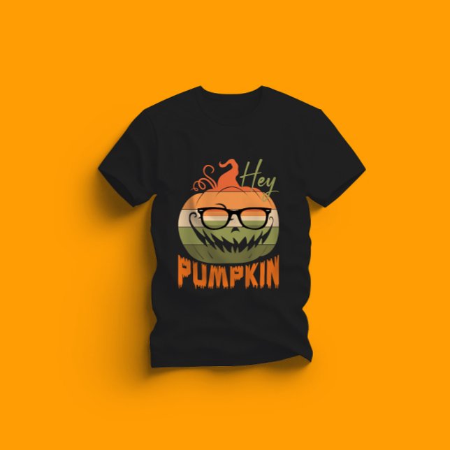 T-shirt citrouille mignon Halloween - hey design citrouill (Créateur téléchargé)