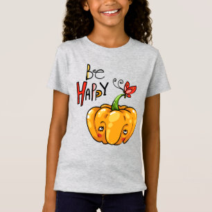 T-Shirt Citrouille mignon "Hi"