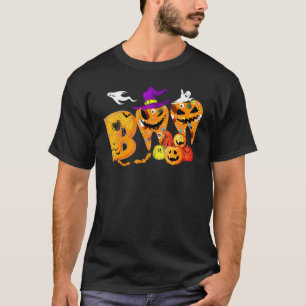 T-shirt Citrouille Mignonne Sorcière Dents Dentiste Hallow