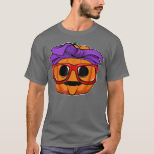 T-shirt Citrouille nerd Lazy Costume Halloween Cute Jack O