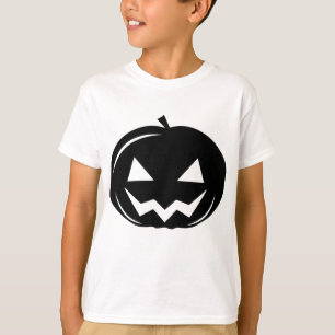 T-shirt Citrouille noir