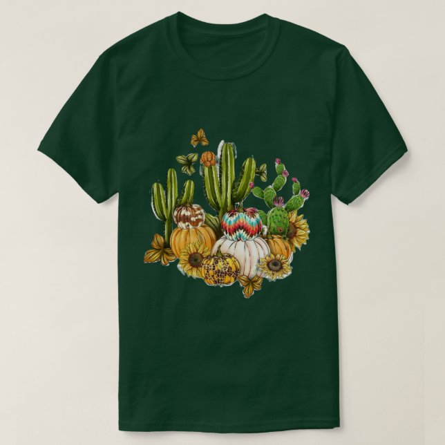 T-shirt Citrouille occidental (Design devant)