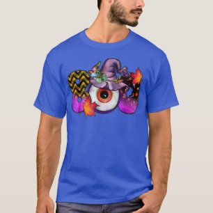T-shirt Citrouille Oeil Boo Halloween Costume fantôme Leop