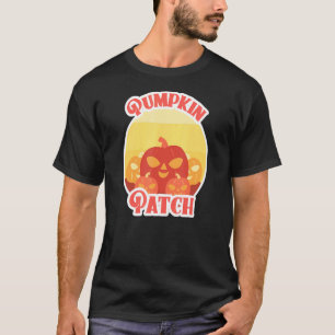 T-shirt Citrouille Patch Vintage Jack O Lanterns Halloween