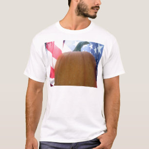 T-shirt Citrouille patriotique