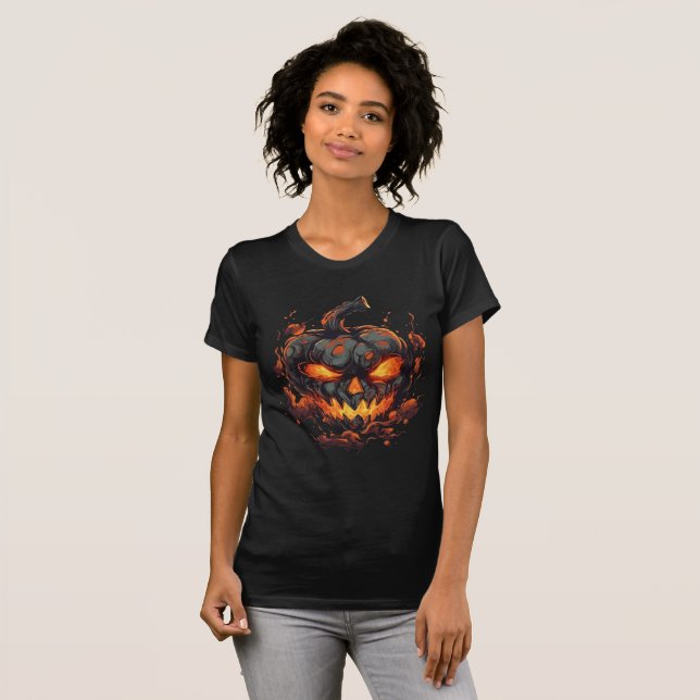 T-shirt Citrouille pétrificateur (Devant entier)