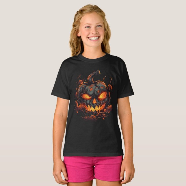 T-shirt Citrouille pétrificateur (Devant entier)