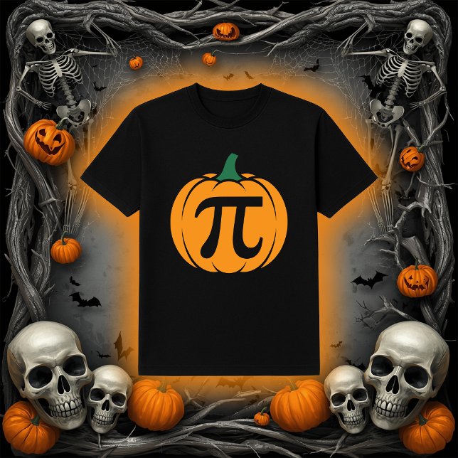 T-shirt Citrouille Pi | Halloween des maths amusantes (Créateur téléchargé)