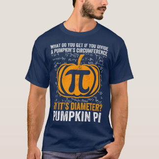 T-shirt Citrouille Pi Math enseignant Halloween Premium