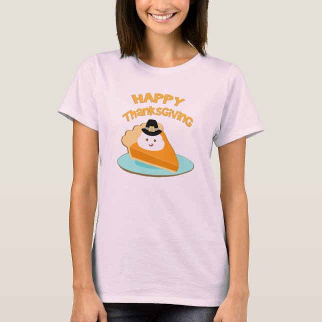 T-shirt citrouille Pie Love (Devant)
