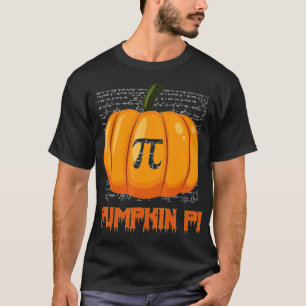 T-shirt Citrouille Pie Math Funny Halloween Thanksgiving P