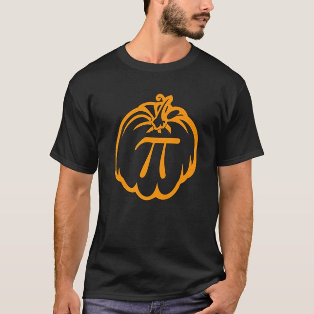 T-shirt Citrouille Pie Math Halloween Thanksgiving Pi Day (Devant)