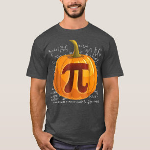 T-shirt Citrouille Pie Math Pi Day Thanksgiving Funny Hall