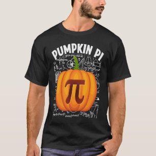T-shirt Citrouille Pie Math Thanksgiving Halloween Pi Day