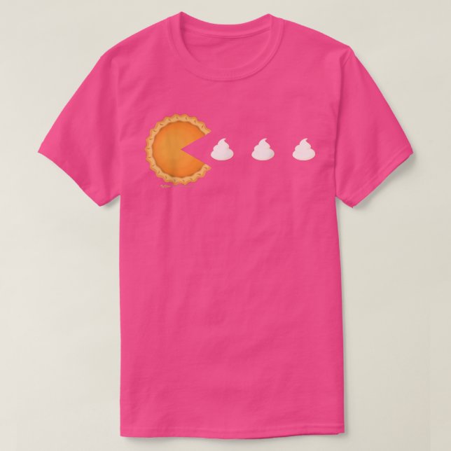 T-shirt Citrouille Pie Thanksgiving Day Design (Design devant)