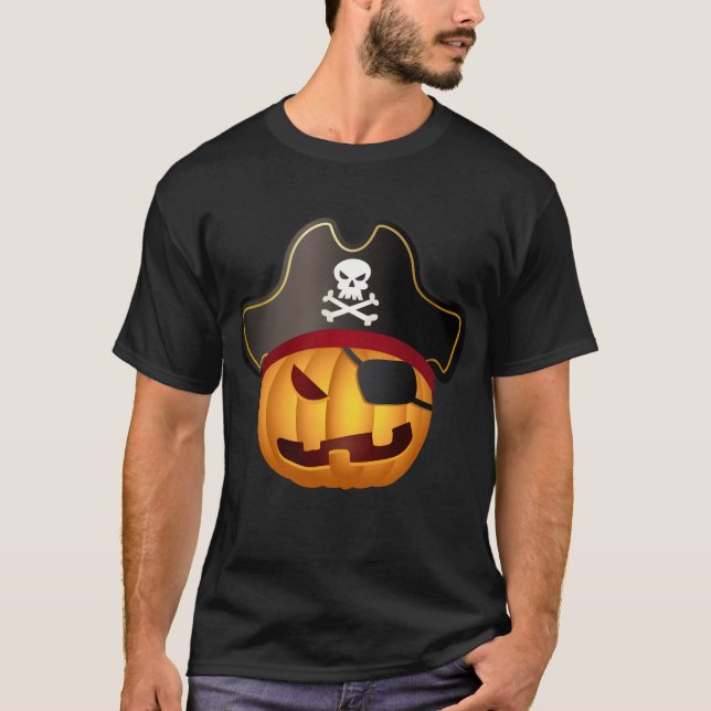 T-shirt Citrouille Pirate (Devant)