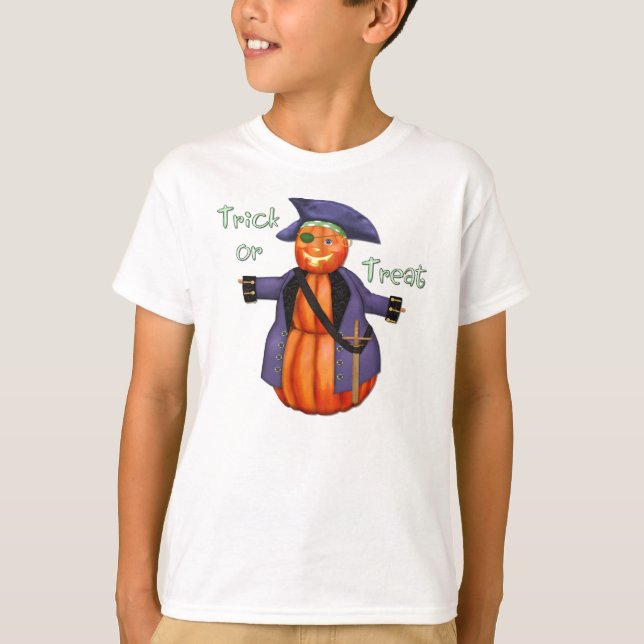 T-shirt Citrouille Pirate (Devant)