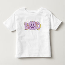 T-shirt Citrouille pour enfants Halloween Cute Boo
