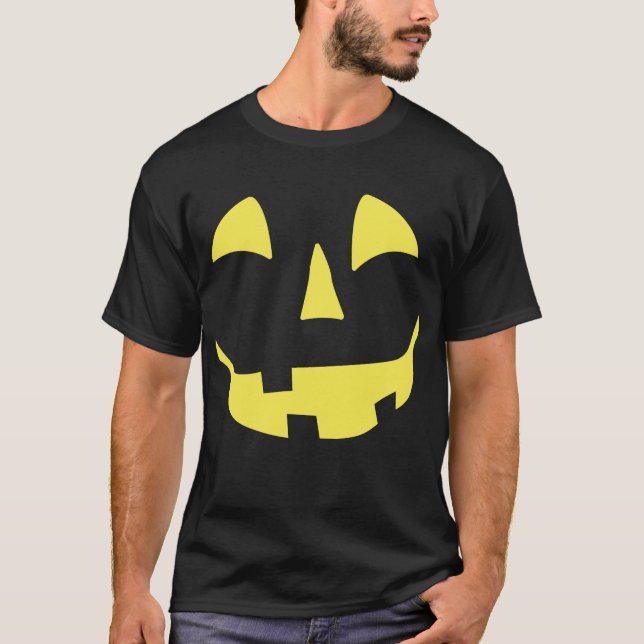 T-shirt citrouille Smile Design (Devant)
