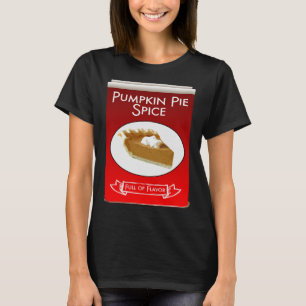 T-shirt Citrouille tarte épice tin filles correspondant Ha
